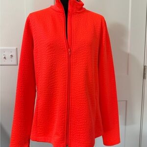 Women's Bold Orange workout Jacket